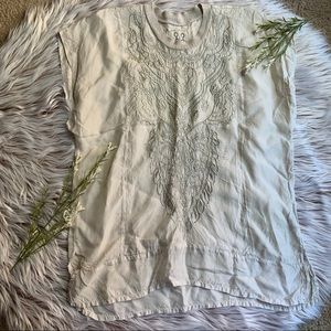 Pete & Greta by Johnny Was Ghalah Metallic Blouse